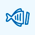 Fish processing icon